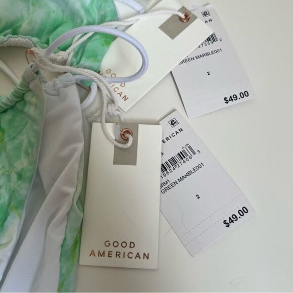 Good American Matte Tiny Tie Bikini Set - M - Picture 4 of 4